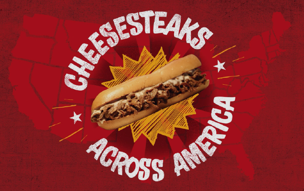Poster image: Cheesesteaks Across America